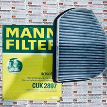 Lọc điều hòa than hoạt tính xe Mercedes C200, Mann Filter Cuk 2897