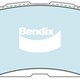 Má phanh trước đĩa Toyota Altis 1.8/2.0 2008-nay, Bendix DB 1802
